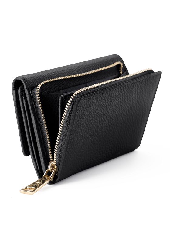 Lazarotti Bologna Kožená peněženka XL s přihrádkou na zip kůže 14 cm