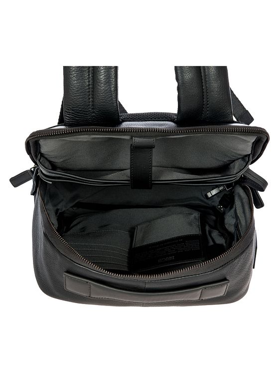 Bric's Torino-rygsæk i læder med 37 cm rum til bærbar computer