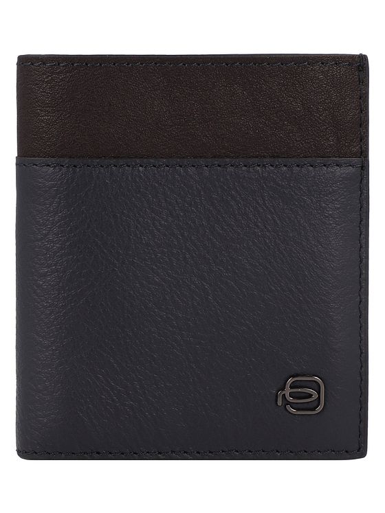 Piquadro Black Square Kreditkortetui RFID-beskyttelse Læder 9 cm