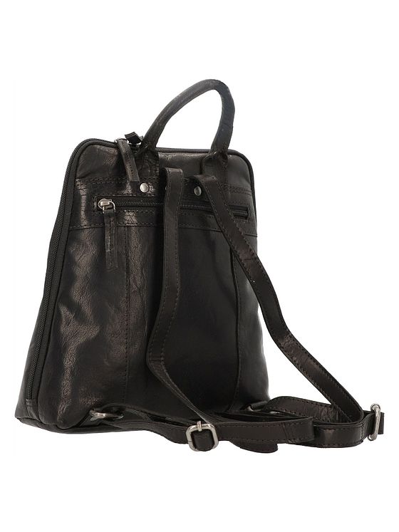 Spikes & Sparrow City-rygsæk i læder 27 cm