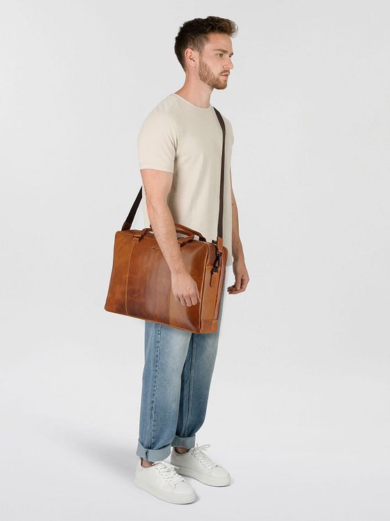 Greenburry Newport Dokumenttaske Læder 43 cm Laptoprum