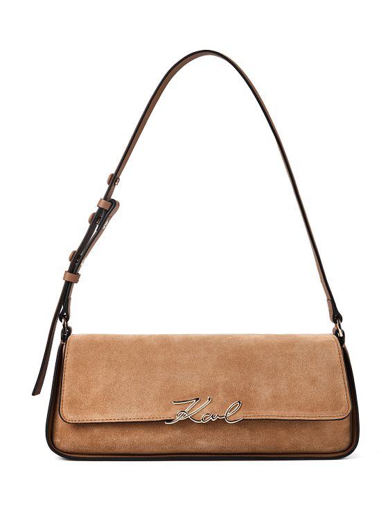 Karl Lagerfeld Signature Skuldertaske Læder 32.5 cm Karl Lagerfeld Signature Skuldertaske Læder 32.5 cm