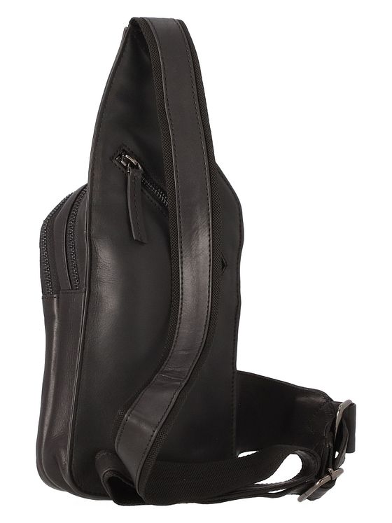 Davidoff Essentials-skuldertaske i læder 13,5 cm