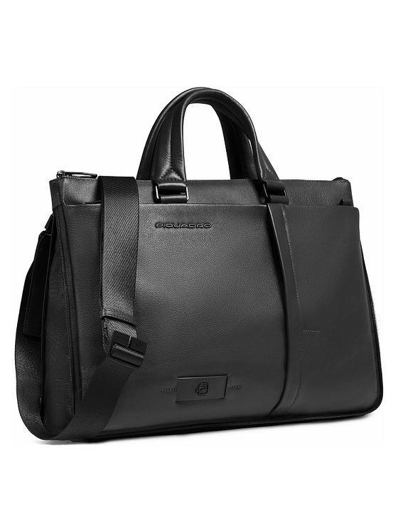 Piquadro Russel Dokumenttaske RFID-beskyttelse Læder 42 cm Laptoprum