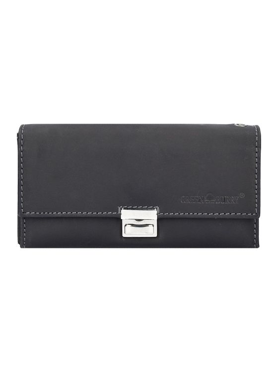 Greenburry Vintage tjenerpung i læder 18 cm