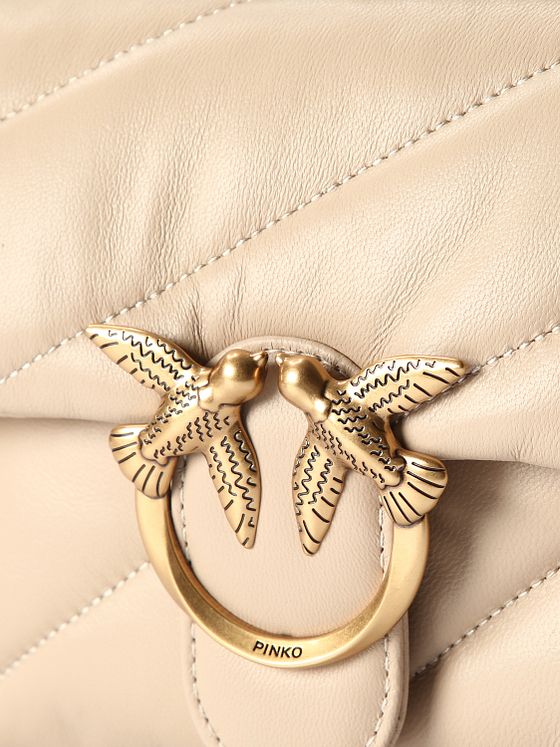 PINKO Love Puff Skuldertaske Læder 21 cm