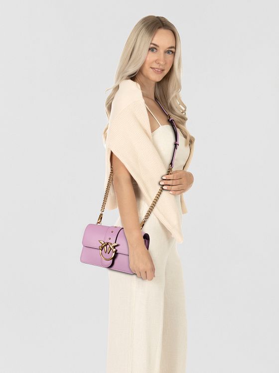 PINKO Love One Skuldertaske Læder 21 cm PINKO Love One Skuldertaske Læder 21 cm