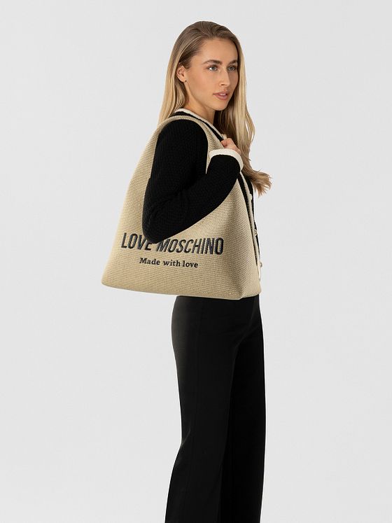 Love Moschino Cargo Canvas Taška přes rameno 34 cm