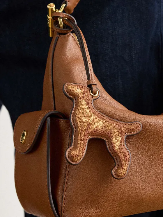 Lauren Ralph Lauren Marcy väskhängare i Läder, 6 cm Lauren Ralph Lauren Marcy väskhängare i Läder, 6 cm