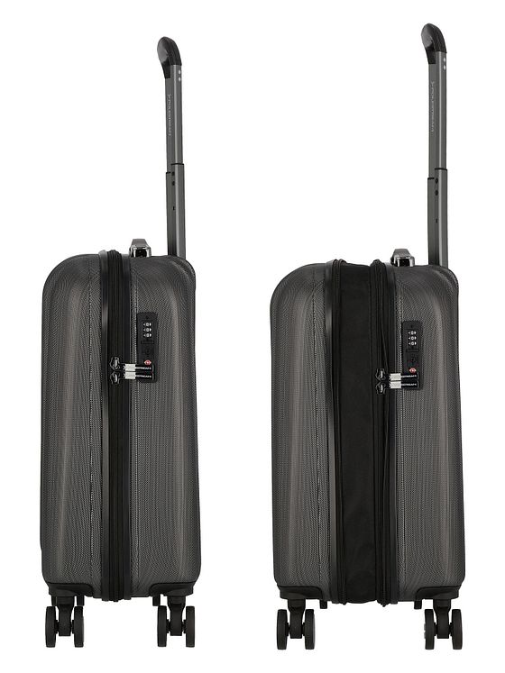 Polestream Moonrock 4 kolečka Kabinkový kufr S 55 cm s roztažitelným záhybem