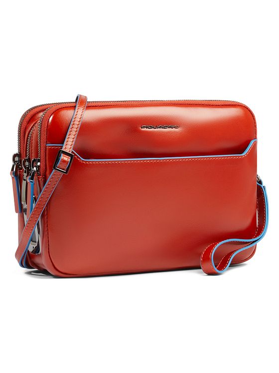 Piquadro Blue Square Skuldertaske Læder 23 cm