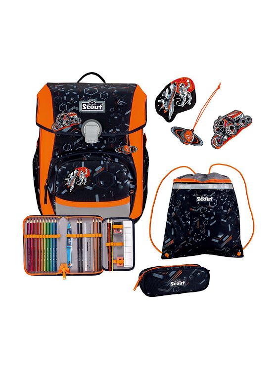 Scout Neo Skoleransel-sæt 4-delt