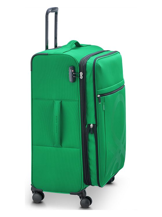 Delsey Paris x United Colors of Benetton Colour Block 4-hjuls trolley 77 cm med ekspansionsfold