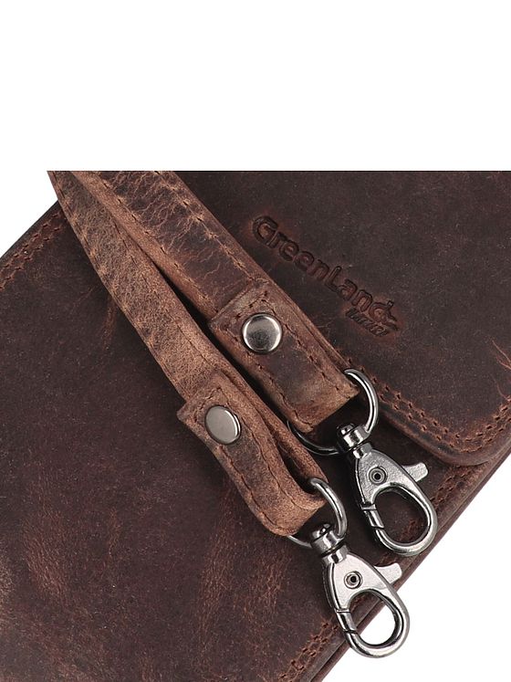 Greenland Nature Montana skuldertaske i læder 11 cm Greenland Nature Montana skuldertaske i læder 11 cm