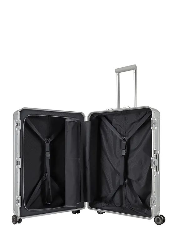 Travelite Trolley con 4 ruedas «Next», de aluminio, 77 cm Travelite Trolley con 4 ruedas «Next», de aluminio, 77 cm