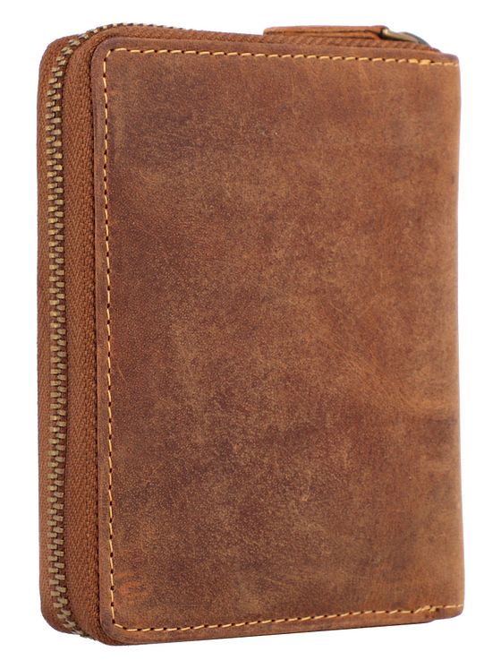 Greenburry Vintage pung med stjernetegn i læder 10 cm Greenburry Vintage pung med stjernetegn i læder 10 cm