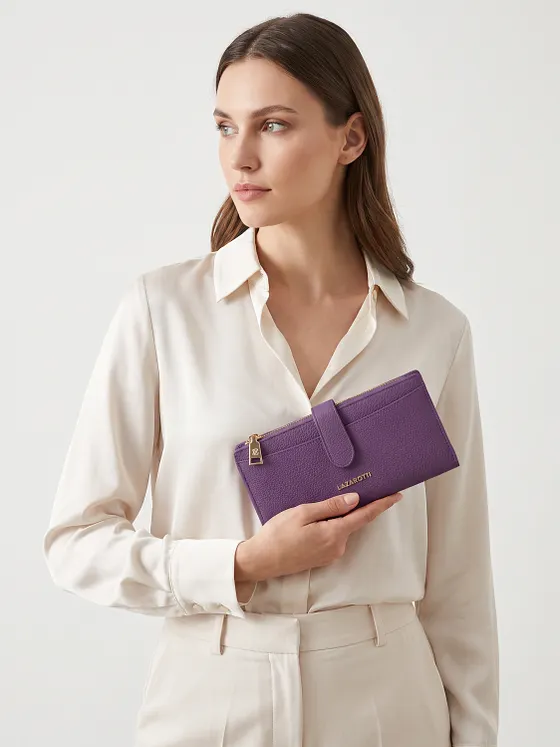 Lazarotti Bologna Leather Pung Læder 20 cm