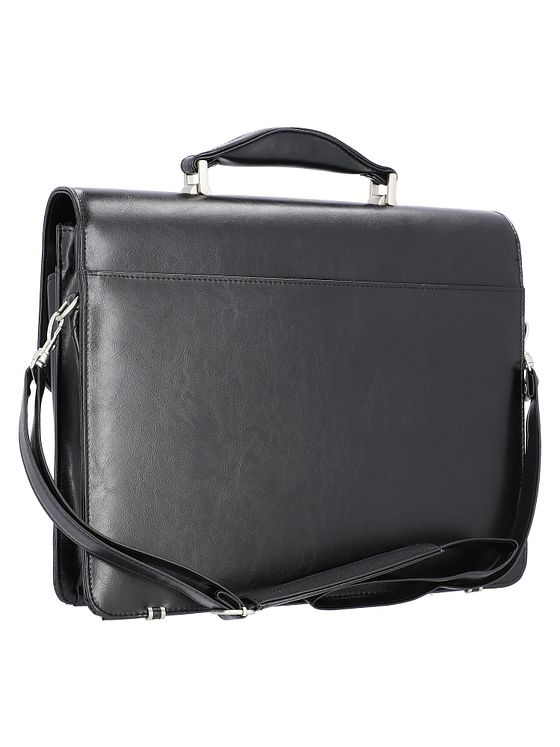 Alassio Faenza dokumentmappe i læder 40 cm med rum til bærbar computer