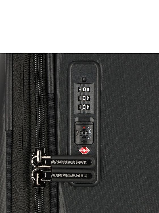 Mandarina Duck Eco Coated 4 hjul Trolley L 78 cm med strækfold