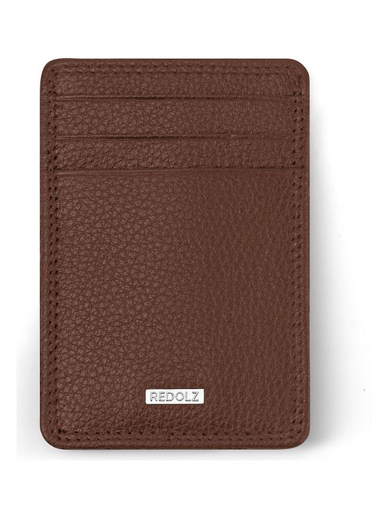 Redolz Leather Essentials kreditkortholder RFID-læder 7 cm med pengeclips