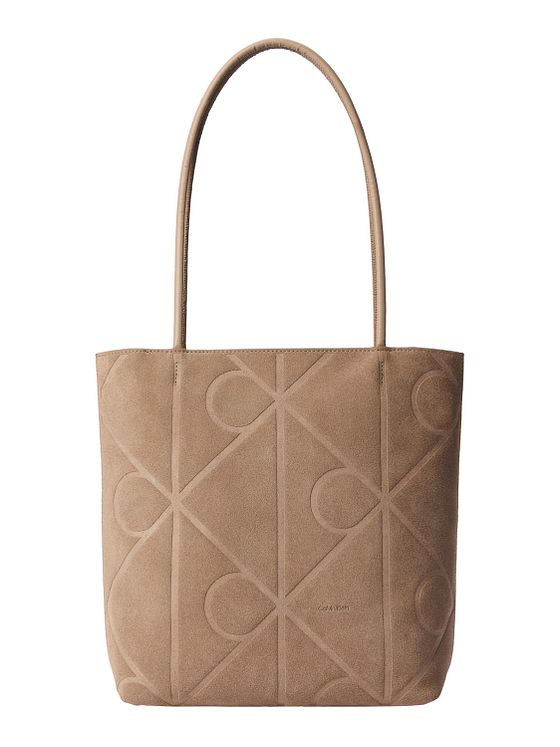 Calvin Klein Emblem AOP Shopper-taske Læder 32 cm