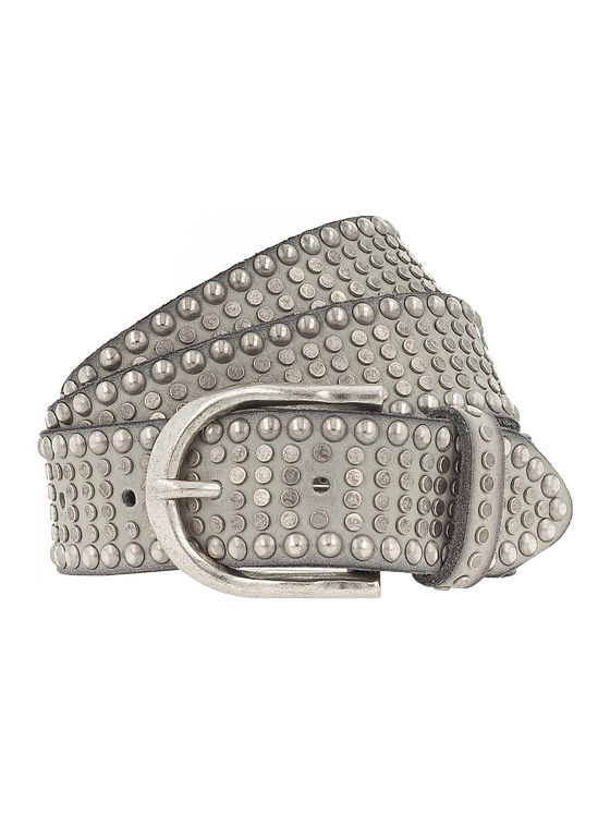 b.belt Kožený pásek s cvočky Riva