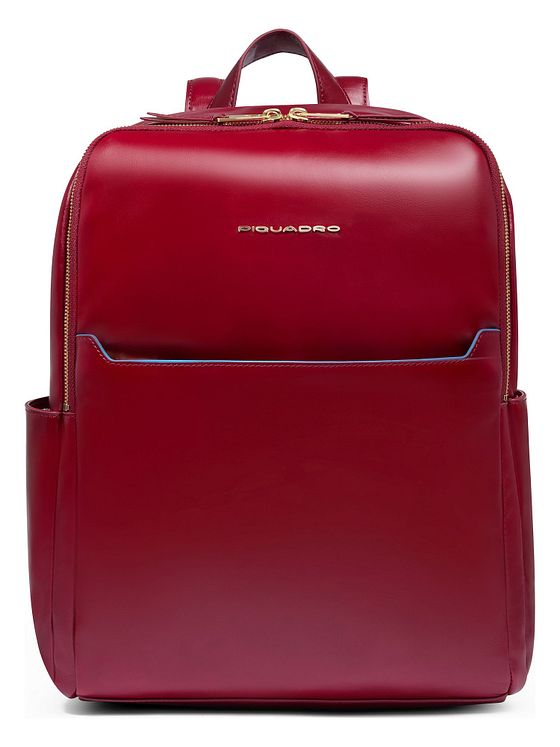 Piquadro Blue Square Daypack RFID-beskyttelse Læder 37 cm Laptoprum