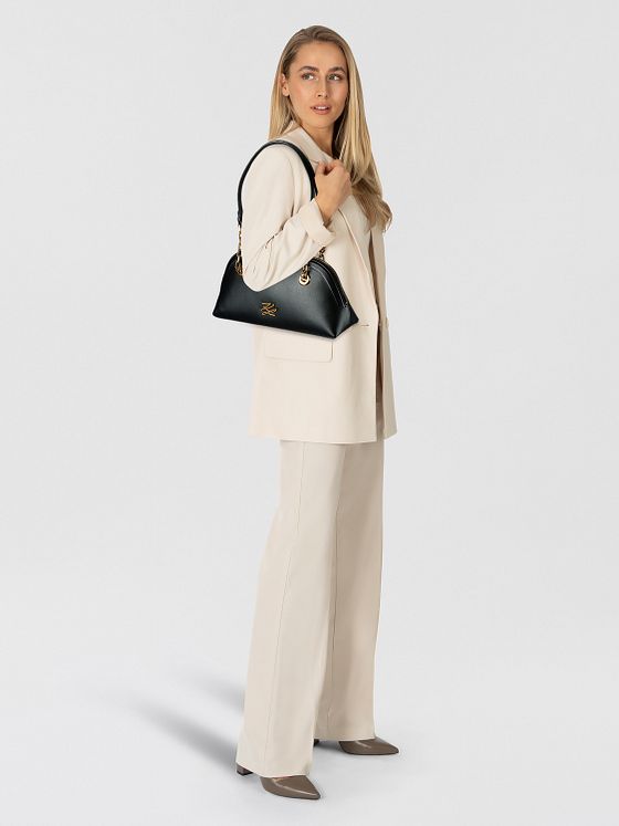 Karl Lagerfeld Autograph Skuldertaske Læder 30 cm