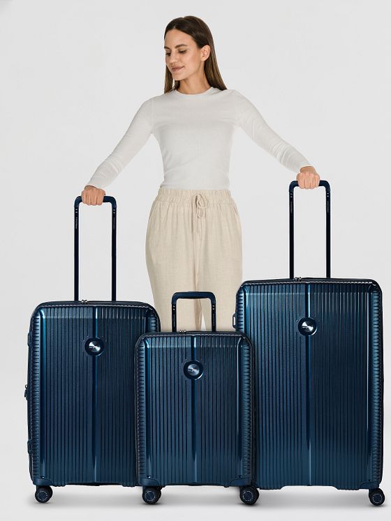 Polestream Paris 4 hjul Kuffert 3-delt med strækfold