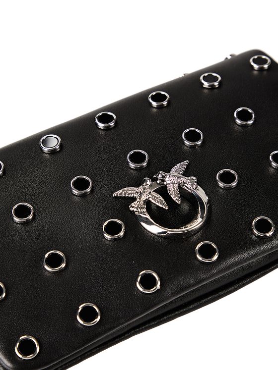 PINKO Love Click Clutch taske Læder 20 cm