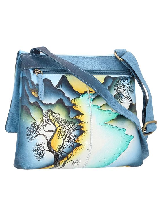 Greenland Nature Art+Craft skuldertaske i læder 28 cm