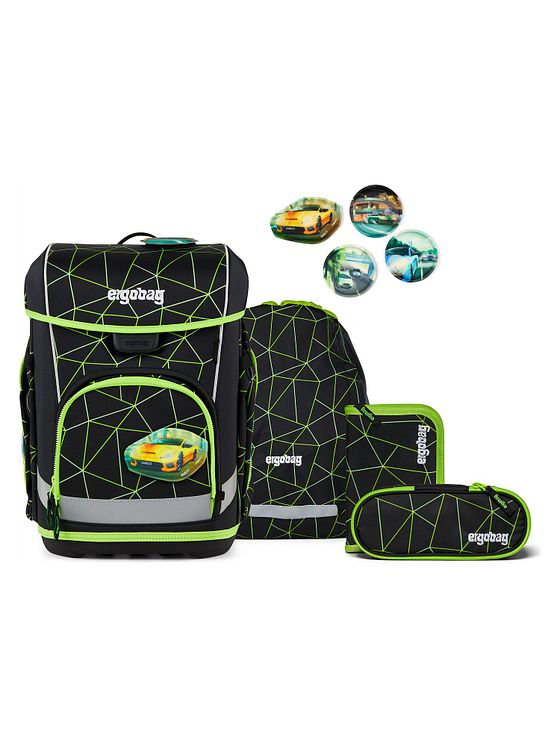 ergobag cubo light Skoleransel-sæt 6-delt