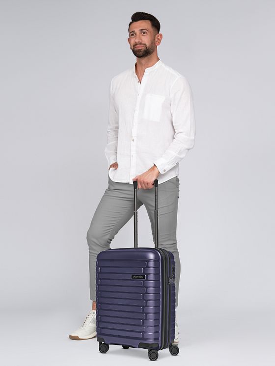 Pactastic Collection 04 THE CABIN + 4 kolečka Kabinkový kufr S 55 cm s roztažitelným záhybem