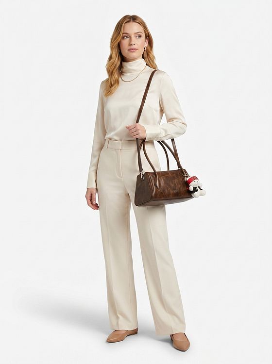 DKNY Amelie Skuldertaske Læder 33 cm