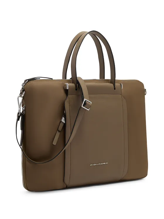 Piquadro Lyra Portfölj Läder 42 cm Laptopfack med expansionsveck Piquadro Lyra Portfölj Läder 42 cm Laptopfack med expansionsveck