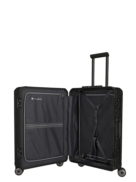 Travelite Trolley con 4 ruedas «Next» de aluminio, 67 cm Travelite Trolley con 4 ruedas «Next» de aluminio, 67 cm