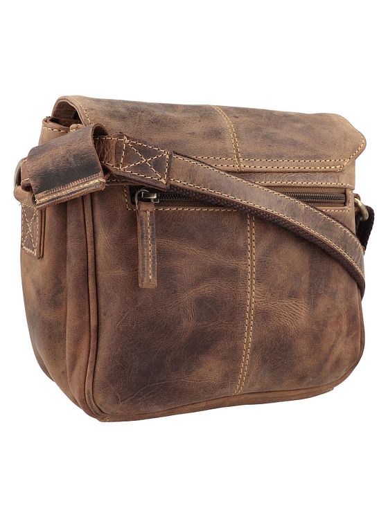 Greenburry Vintage skuldertaske i læder 20 cm Greenburry Vintage skuldertaske i læder 20 cm