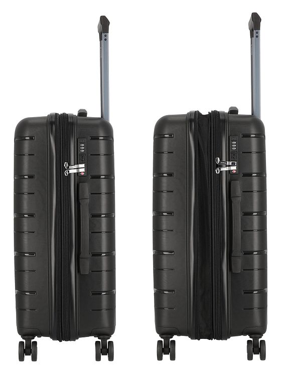 Polestream Strz by Asteroid 4 kolečka Sada kufrů 3-dílný s roztažitelným záhybem