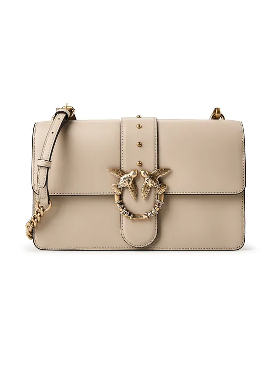 PINKO Love One Crossbody-laukku Nahka 27 cm