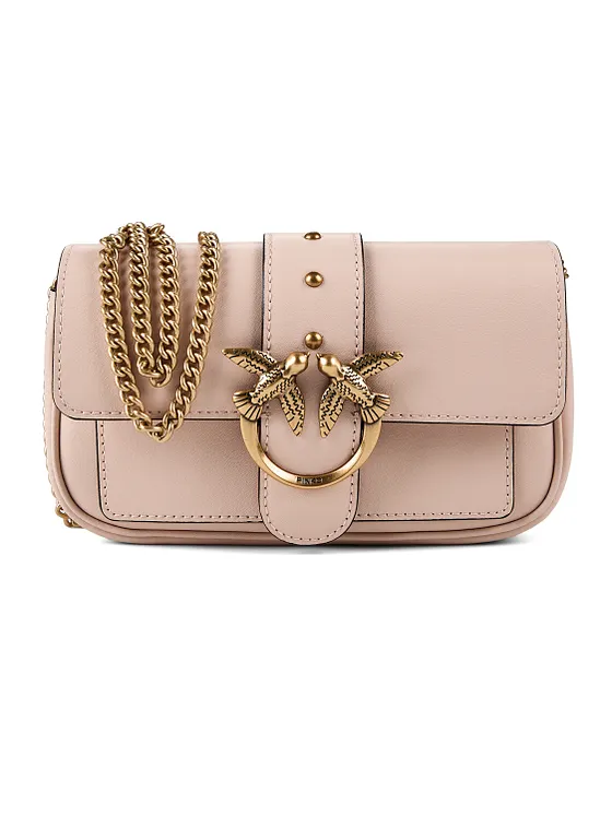 PINKO Love One Crossbody-väska Läder 20 cm PINKO Love One Crossbody-väska Läder 20 cm