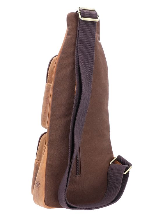 Greenburry Vintage skuldertaske i læder 20 cm