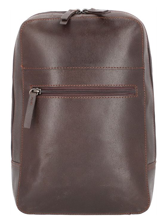 Leonhard Heyden Dakota skuldertaske i læder 20 cm