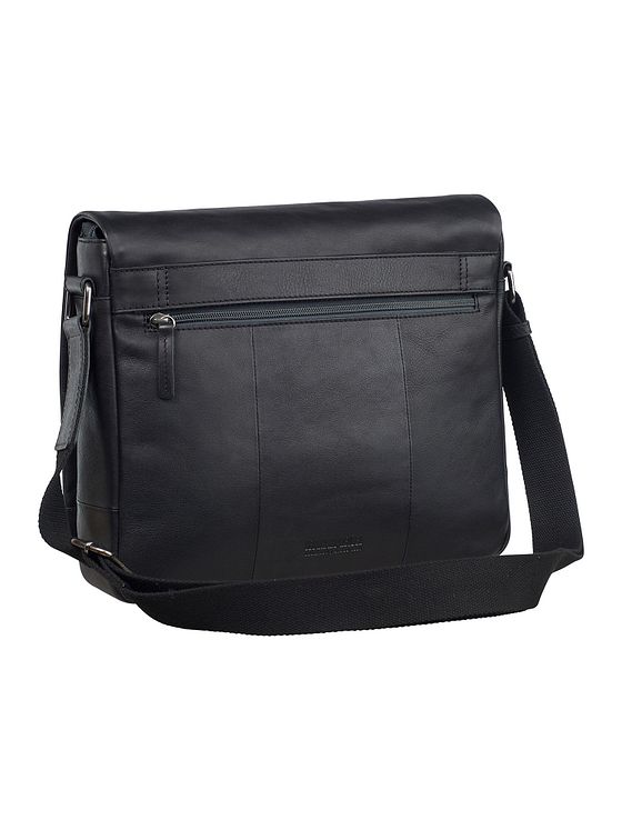 Leonhard Heyden Hamburg Messenger læder 32 cm rum til bærbar computer