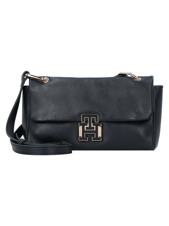 Tommy Hilfiger Pushlock Skuldertaske Læder 22 cm