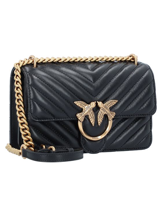 PINKO Love One Skuldertaske Læder 21 cm