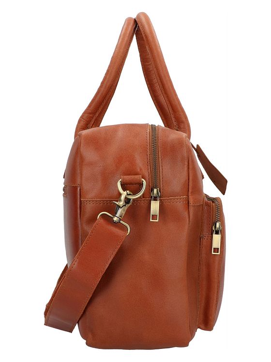 Burkely Vintage kožená aktovka Mitch 39 cm s přihrádkou na notebook