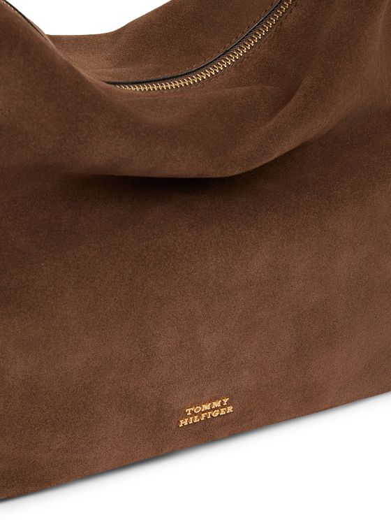 Tommy Hilfiger TH Statement Leather Skuldertaske Læder 42 cm