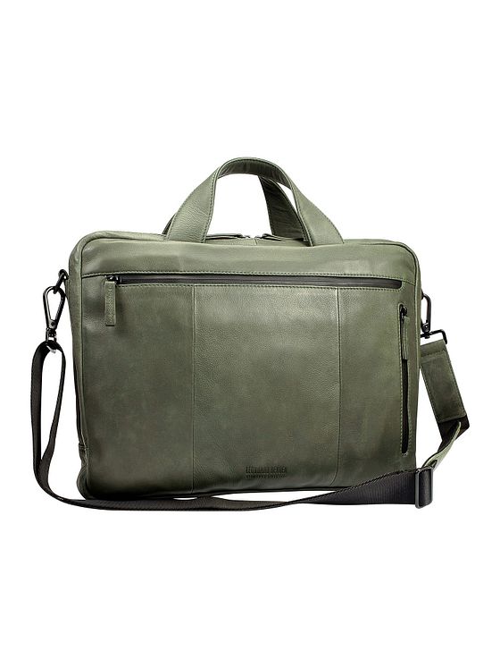 Leonhard Heyden Den Haag dokumentmappe læder 40 cm rum til bærbar computer