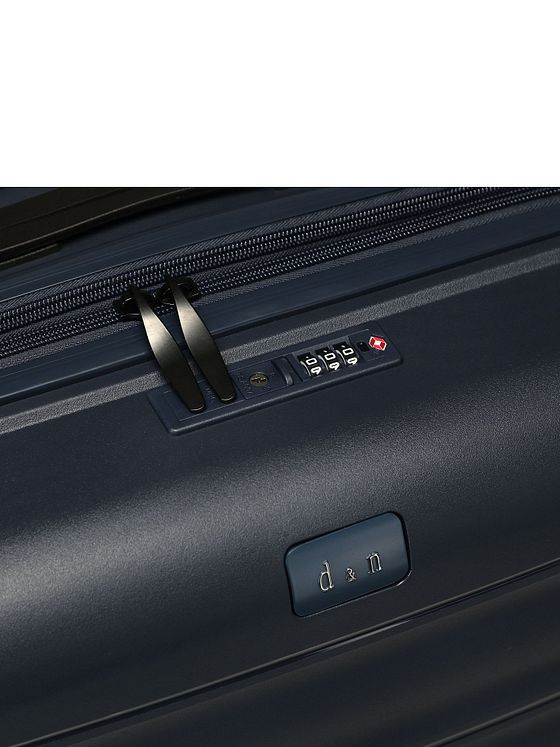 d & n Travel Line 4700 4 hjul Kuffert 3-delt med strækfold