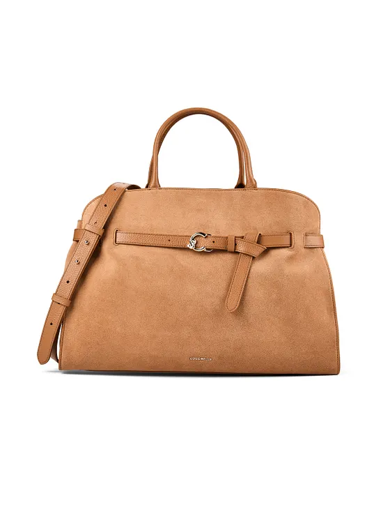Coccinelle Sabine Suede Bolso Piel natural 43 cm